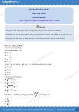 Đề thi giữa kì 2 Toán 11 Cánh diều - Đề số 5